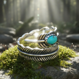 Z ARRON DESIGN Colar com pingente de fio de cobre Serenity Moonstone