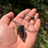 Amethyst Macramé Pendant Necklace