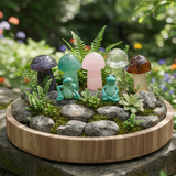 Kit de hongos de piedras preciosas de 5 piezas