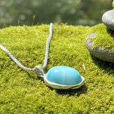 Z ARRON DESIGN Serenity Moonstone kobbertråd anheng halskjede