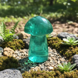 Grøn fluorit svamp