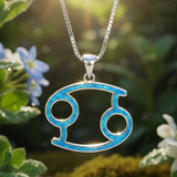 Z ARRON DESIGN Collar con colgante de alambre de cobre con piedra lunar Serenity