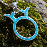 Z ARRON DESIGN Collier avec pendentif en fil de cuivre et pierre de lune Serenity