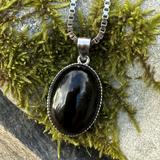 Z ARRON DESIGN Collier avec pendentif en fil de cuivre et pierre de lune Serenity