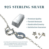 Z ARRON DESIGN Collana con ciondolo in filo di rame Serenity Moonstone