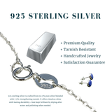 Z ARRON DESIGN Collana con ciondolo in filo di rame Serenity Moonstone