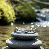 Z ARRON DESIGN Collier avec pendentif en fil de cuivre et pierre de lune Serenity