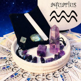 ♒ Vandmanden - 20. januar - 18. februar - Zodiac Crystal Fusion-sæt med etui