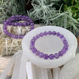 Bracciale Mala con ametista e custodia in velluto