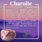Charoite Tumbled Stone - tumbledstone