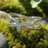 Z ARRON DESIGN Collier avec pendentif en fil de cuivre et pierre de lune Serenity