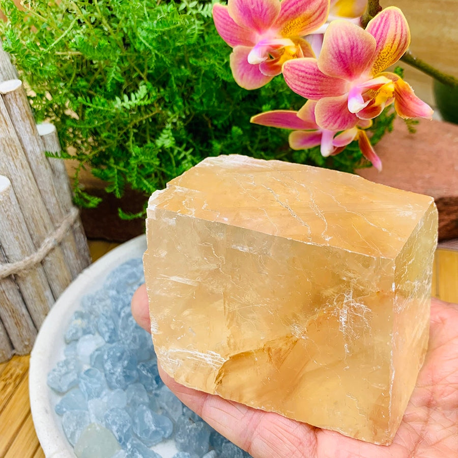 Honey Calcite Chunk Spirit Magicka