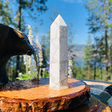 Howlite Point component from the Calm Mind Crystal Set.