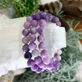 Bracelet Mala Lépidolite Avec Pochette En Velours