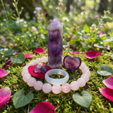 Z ARRON DESIGN Collar con colgante de alambre de cobre con piedra lunar Serenity