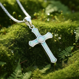Z ARRON DESIGN Collier avec pendentif en fil de cuivre et pierre de lune Serenity