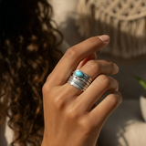 Z ARRON DESIGN Colar com pingente de fio de cobre Serenity Moonstone