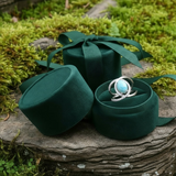 Z ARRON DESIGN Collana con ciondolo in filo di rame Serenity Moonstone