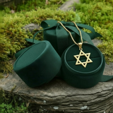 Z ARRON DESIGN Collier avec pendentif en fil de cuivre et pierre de lune Serenity
