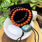 Root Chakra Mala armbĂ„ndsett đ