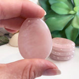 Rose Quartz Worry Stone component from the Calm Mind Crystal Set.