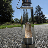 Crystal Gemstone Wand Water Bottle