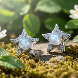 Z ARRON DESIGN Collana con ciondolo in filo di rame Serenity Moonstone