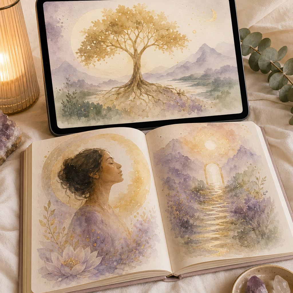 Illustrated ebook guide illustration