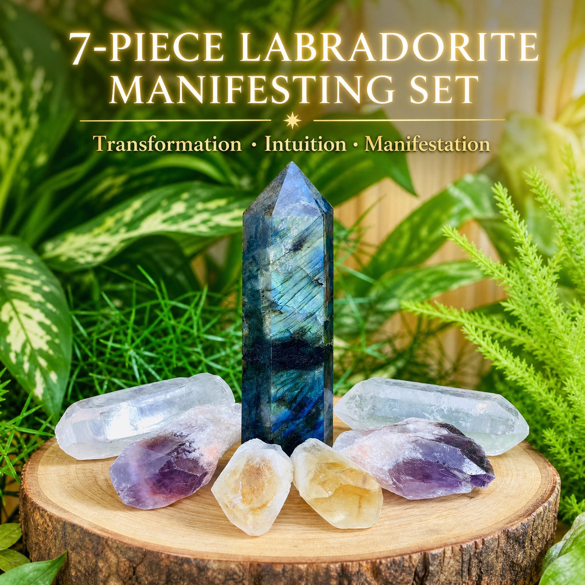 Labradorite Transformational 7-delt sett