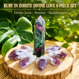 Ensemble de 8 pièces Ruby in Zoisite Divine Love