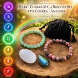 Herz-Chakra-Mala-Armband-Set🌈