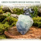 Green Fluorite Rough Natural Stone