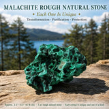 Malakitt grov naturstein