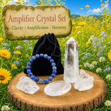 Conjunto Pulseira Mala e Cristal Amplificador 🙏