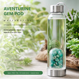 Aventurine Gem Pod vannflaske 💧