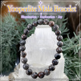 Mala Yooperlite Bracelet With Velvet Pouch