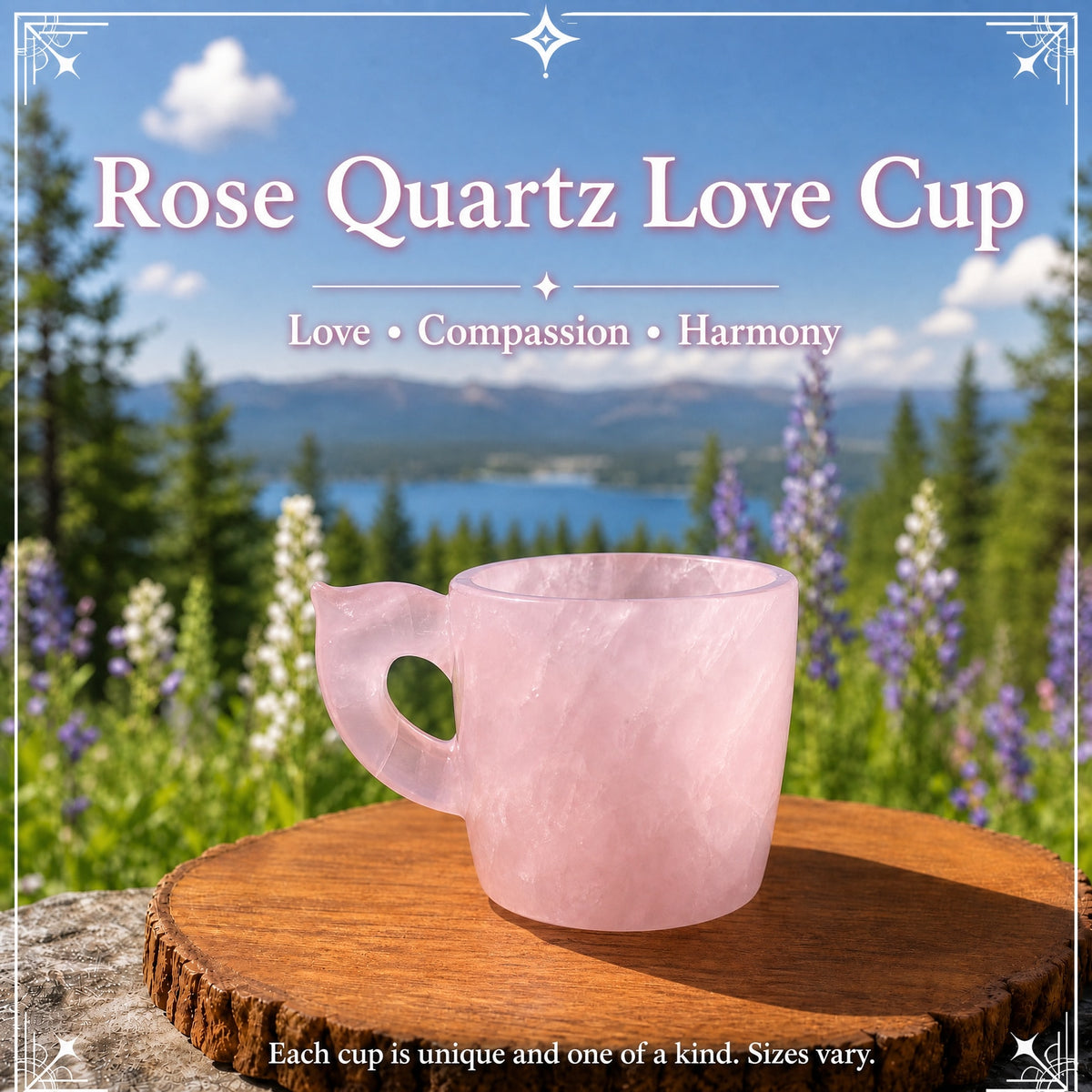 Rose Quartz Love Cup