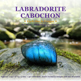 Cabujón de labradorita