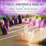 11-Piece Amethyst & Angel Set