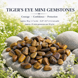 Tigerauge Mini-Edelsteine ​​(50 Gramm / 1,7 Unzen Menge)