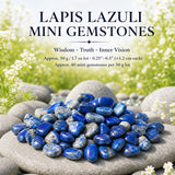 Minipedras de lápis-lazúli (50 gramas / 1,7 onças. Lote)