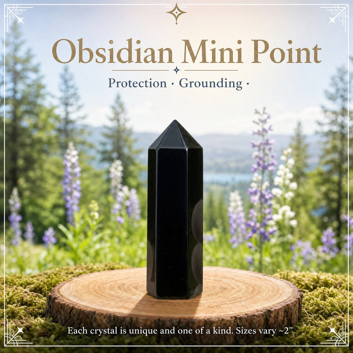 Obsidian Mini Crystal Point