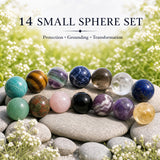 Kit de esferas de cristal de 9 piezas