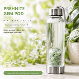 Garrafa de água Prehnite Gem Pod 💧