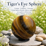 Sfera dell'occhio di tigre
