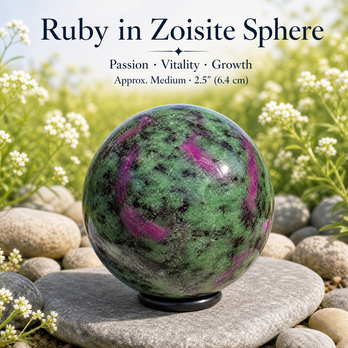 Rubin in der Zoisite-Sphäre