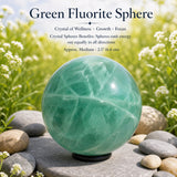 Sfera di fluorite verde