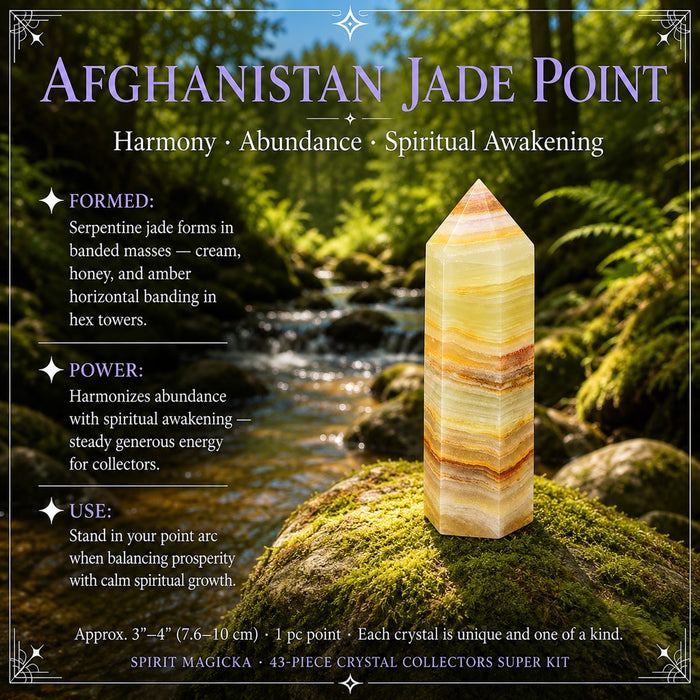 Banded honey and cream Afghanistan Jade point