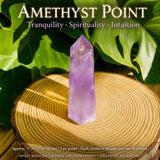 8-delt Ametyst Point + Ametyst Shards Set