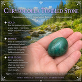 Chrysokoll Trommelstein
